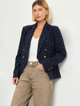 ЕМКА / Жакет в клетку из твида - Emka фото 2