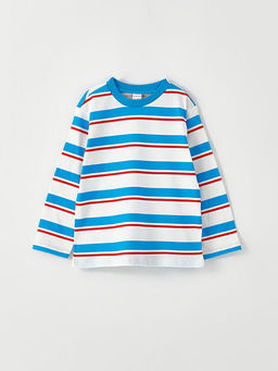 Bisiklet Yaka Uzun Kollu Pamuklu Erkek Bebek Ti??rt 2li - Waikiki фото 3