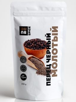 Guru Перец черный молотый 200 гр.  фото 5