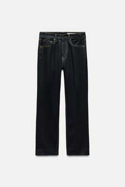 ZW COLLECTION BOOTCUT HIGH-WAIST CROPPED JEANS - Zara фото 7