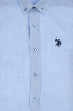 Erkek _ocuk A__k Mavi K_sa Kollu G_mlek Sepette S_rpriz _ndirim - U.s. polo assn фото 6