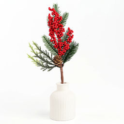 Ветка декоративная новогодняя, 29×12×5 см