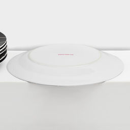 Набор посуды Доляна Кассиопея, 24 предмета: тарелки d=19/21/24 см, чайная пара 200 мл, керамика, чёрный фото 9