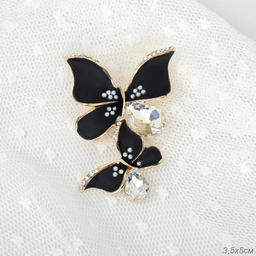 Брошь Бабочки / 4171-1 /уп 24/