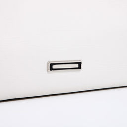 Сумка женская кросс-боди на молнии, 31×7×13 см, белая