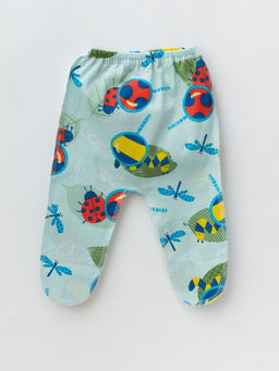 Ползунки со следом из кулирки, бож/коровки - Lesi kids фото 4