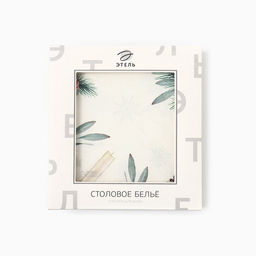 Скатерть новогодняя Этель New Years treat, 150?180 см 3 см с ВГМО, 100% хлопок, саржа 190 г/м?