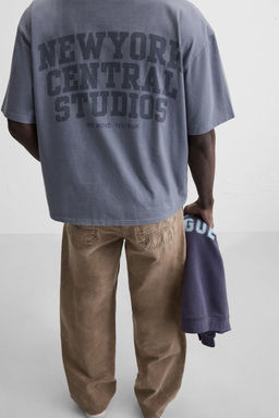 FADED T-SHIRT WITH SLOGANS - Zara фото 6