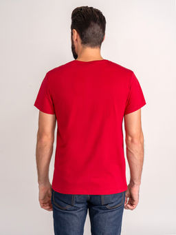 Футболка мужская короткий рукав GREG G146-RD-1056 (красный)  фото 5