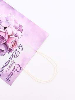 Цена за 3 шт. Пакет подарочный крафт Лучшей во вселенной 21?11?27 См - Доступные радости фото 4