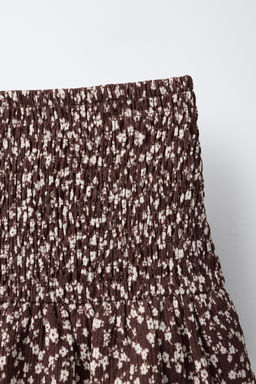 FALDA BERMUDA ANIMAL PRINT / Marr?n - Zara фото 3