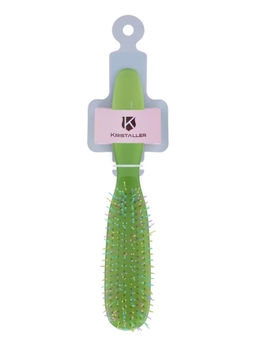 Kristaller Расчёска массажная для волос / Нефрит 2041, пластик, 22 см, зеленый