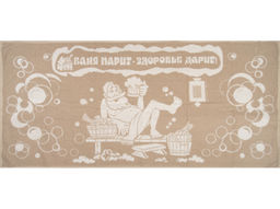 6с102.511ж2 Сауна (лен3) Полотенце махровое 67х150см