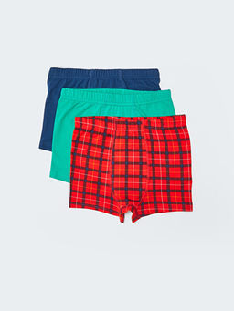 Pamuklu Erkek ?ocuk Boxer 3l?