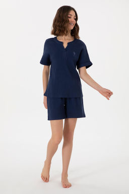 Kad_n Lacivert Pijama Tak_m_ Sepette S_rpriz _ndirim - U.s. polo assn фото 4