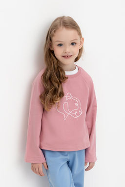 К 302488/розовый зефир джемпер для дев