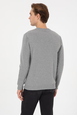 Erkek Gri Melanj Sweatshirt - U.s. polo assn фото 11