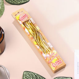 Свечи для торта «Серпантин» 6 шт., коктейльные, золото