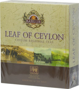 BASILUR. Лист Цейлона. Ассорти карт.пачка, 40 пак.