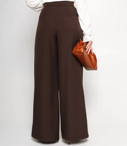 Брюки #КТ1873, шоколадный - Dommod фото 4