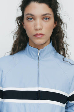 JACKET WITH CONTRAST STRIPES - Zara фото 2