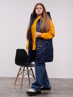 Жилет демисезонный Хлоя бордо - Yollochka фото 27