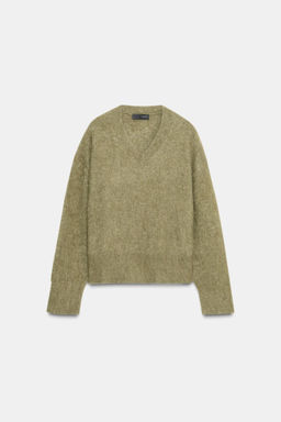 BRUSHED EFFECT KNIT SWEATER - Zara фото 6