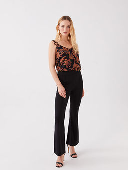 Beli Lastikli Dar Fit Kad?n Pantolon