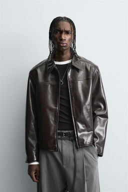 VINYL FINISH JACKET - Zara фото 2
