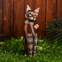 Сувенир дерево "Кошка" 30 см