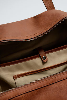 XL LIMITED EDITION LEATHER HANDBAG - Zara фото 10
