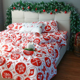 Постельное белье LoveLife евро New Year's gifts 200*217см,240*225см,50*70см-2шт  фото 19