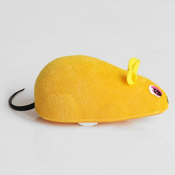 Мышь заводная, 7 см, жёлтая - Пижон фото 2