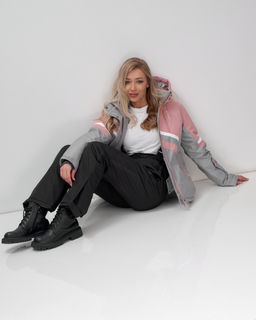 Горнолыжный костюм женский зимний серого цвета 02808Sr - Mtforce фото 11