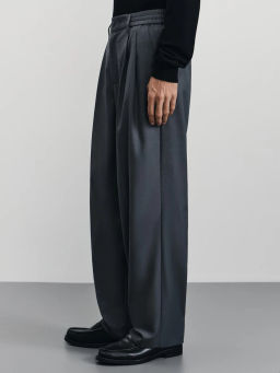 Брюки с защипами relax fit / Zarina фото 3