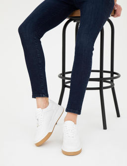 Beyaz Deri Sneaker