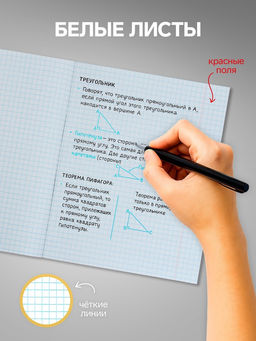 Набор тетрадей 36 листов в клетку, Calligrata «Кактус», 5 штук