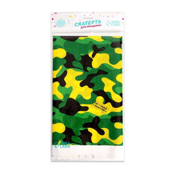 Скатерть одноразовая Настоящий защитник, 180?137 см