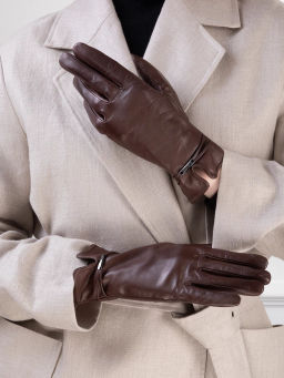 Перчатки женские ш/п IS851 d.brown