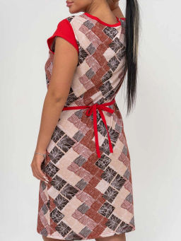 Халат женский, цвет бордовый