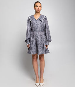 Платье #КТ2503 (2)-2, серый