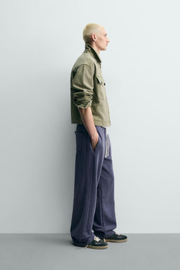 CAZADORA CROPPED FIT PARCHES / Khaki - Zara фото 4