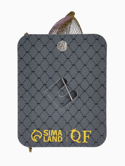 Брошь «Стрекоза» плетёная, цвет розово-золотой