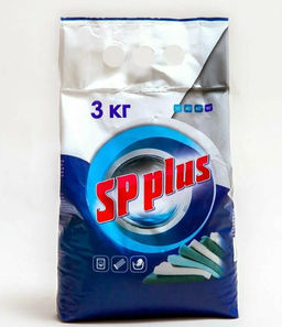 ### SP PLUS стир.порошок 3кг Универсал (п/э пакет)