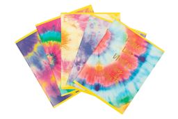 Светоч Тетрадь Тай-дай цветной A5 96 л. на скобе 60 г/кв.м , белизна 100 % 6 шт. клетка SVT_961121_02 яр.розовый-голубой фото 4