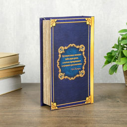 Сейф шкатулка книга "Покоряя горизонты" 21х13х5 см