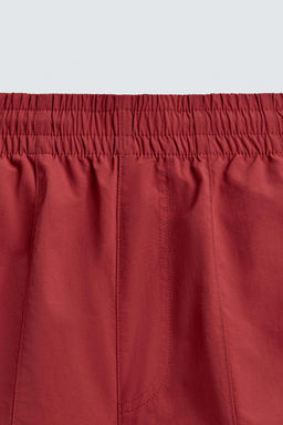 PANTAL?N JOGGER T?CNICO BANDAS CONTRASTE / Rojo - Zara фото 8