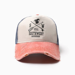 Кепка мужская MINAKU Southwest, размер 56-58, синяя