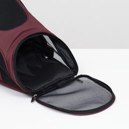 Рюкзак для переноски животных, 31,5 х 25 х 33 см, коричневый - Пижон фото 5