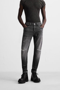 RIPPED SKINNY FIT JEANS - Zara фото 20